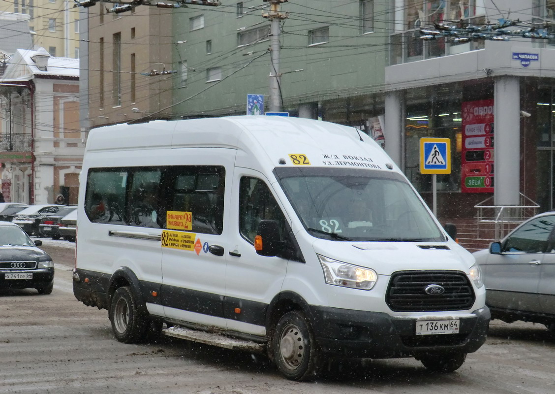 Саратовская область, Ford Transit FBD [RUS] (Z6F.ESG.) № Т 136 КМ 64