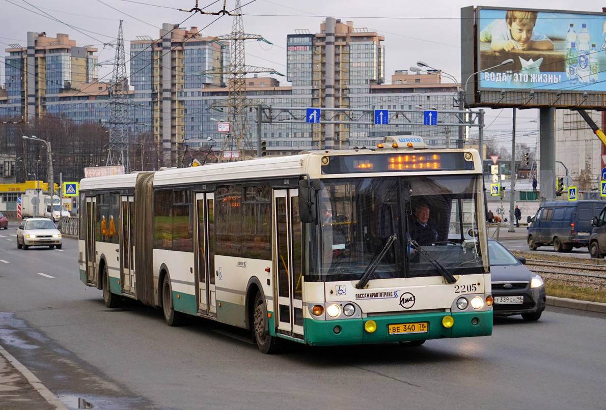 Санкт-Петербург, ЛиАЗ-6213.20 № 2205