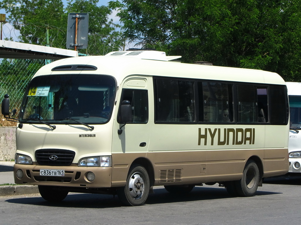 Ростовская область, Hyundai County Deluxe № С 836 ТВ 161