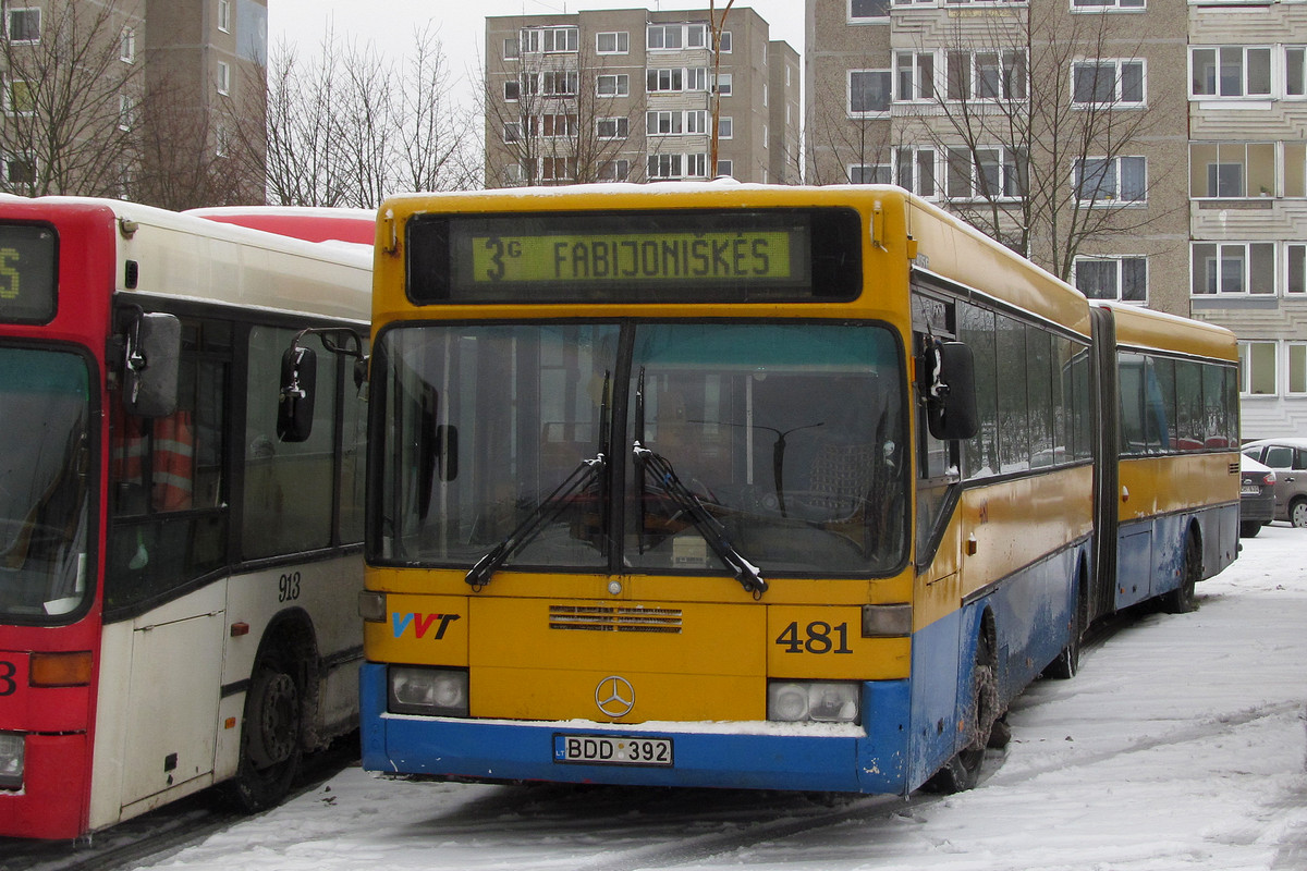 Литва, Mercedes-Benz O405G № 481