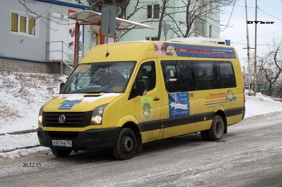 Приморский край, Луидор-22370D (Volkswagen Crafter) № 516 — Фото —  Автобусный транспорт