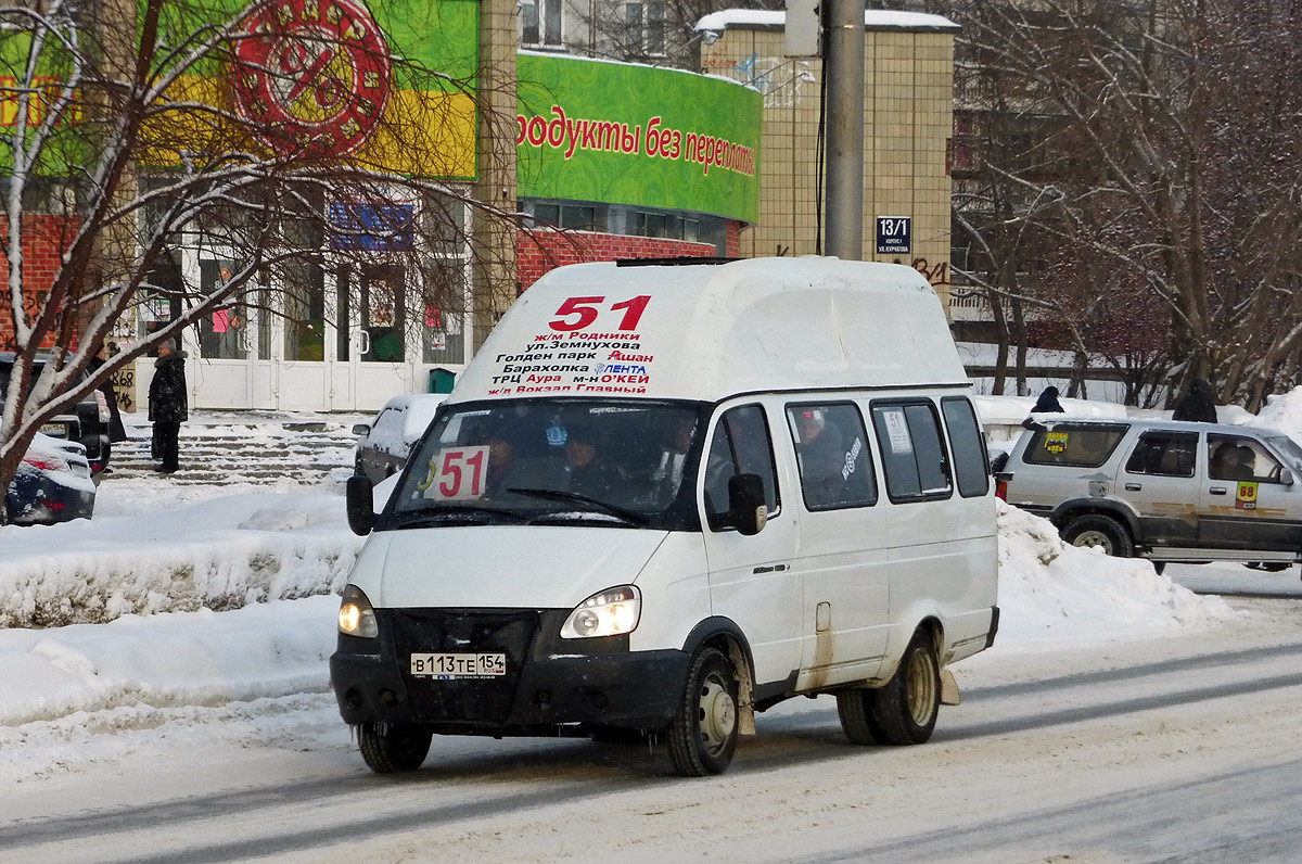 Новосибирская область, Луидор-225000 (ГАЗ-322133) № В 113 ТЕ 154