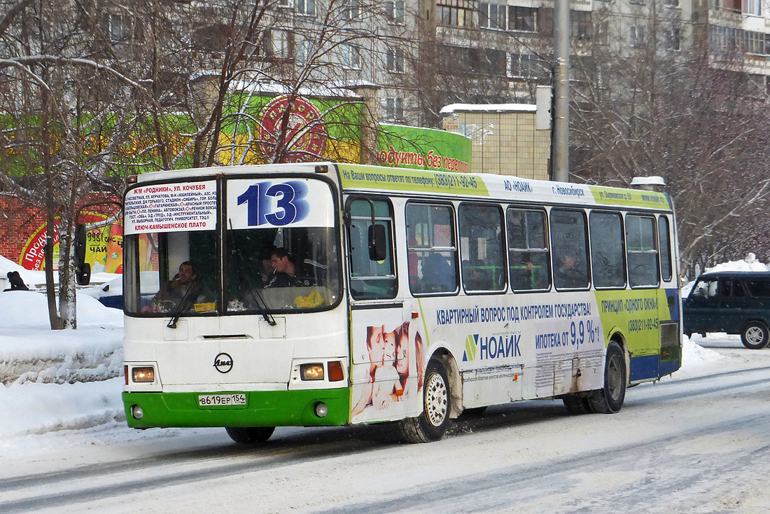 Novosibirsk region, LiAZ-5256.45 Nr. В 619 ЕР 154