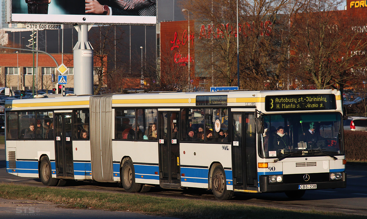 Литва, Mercedes-Benz O405GN № 90