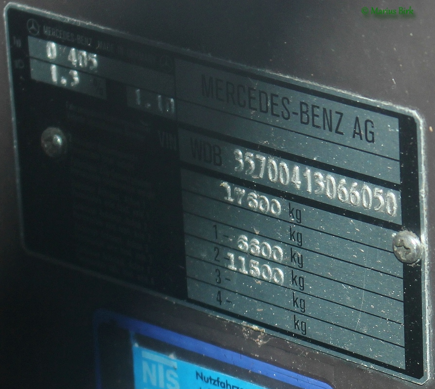 Рейнланд-Пфальц, Mercedes-Benz O405 № SÜW-PA 415