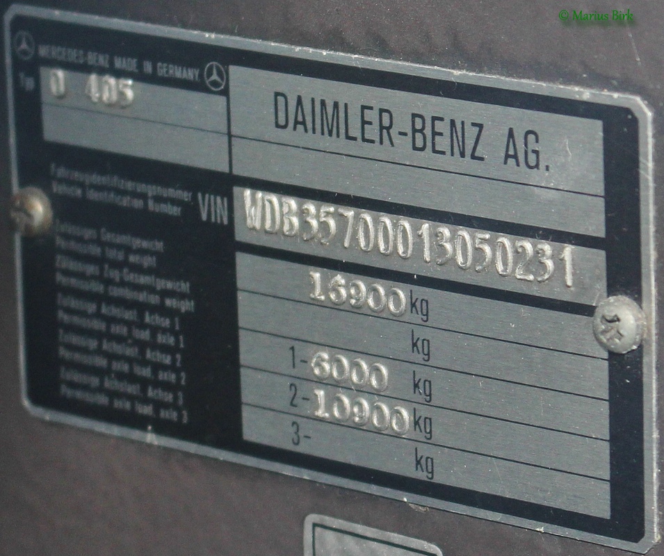 Hesse, Mercedes-Benz O405 Nr OF-AC 850