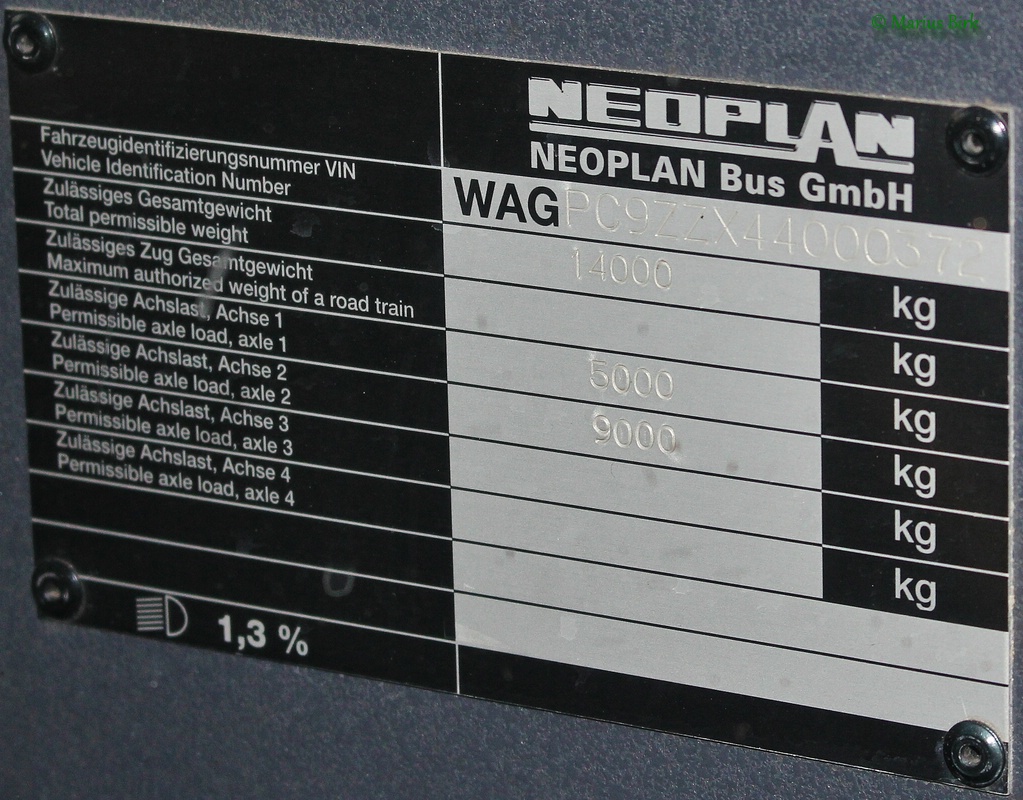 Hessen, Neoplan PC9 N4409 Centroliner sz.: OF-DI 407