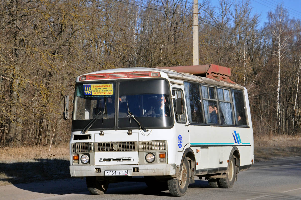 Орловская область, ПАЗ-32053 № А 161 ТН 57