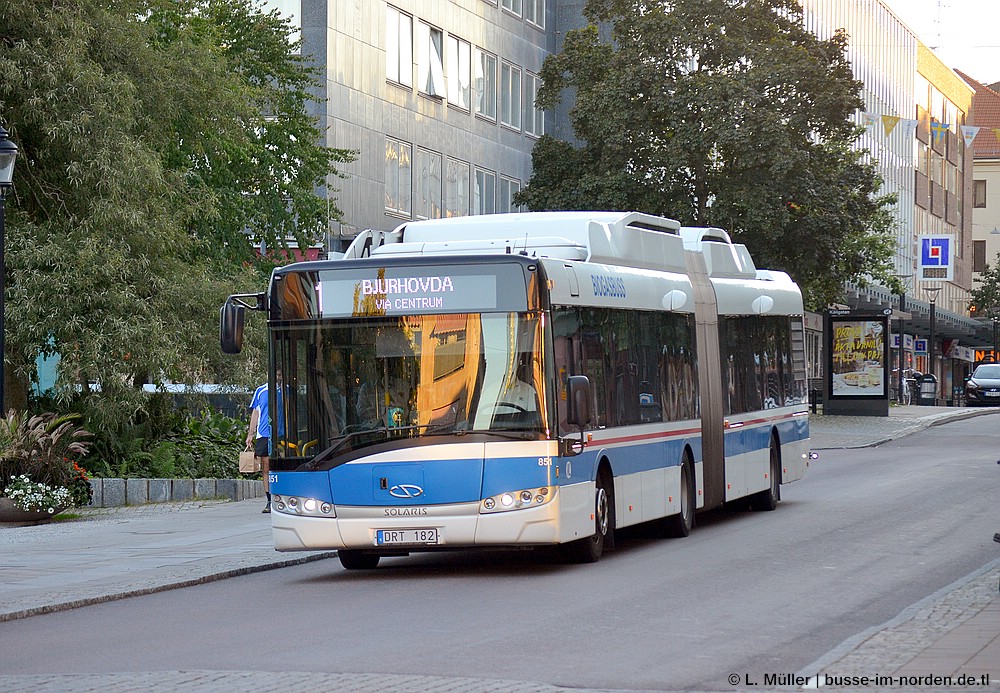 Швеция, Solaris Urbino III 18 CNG № 851