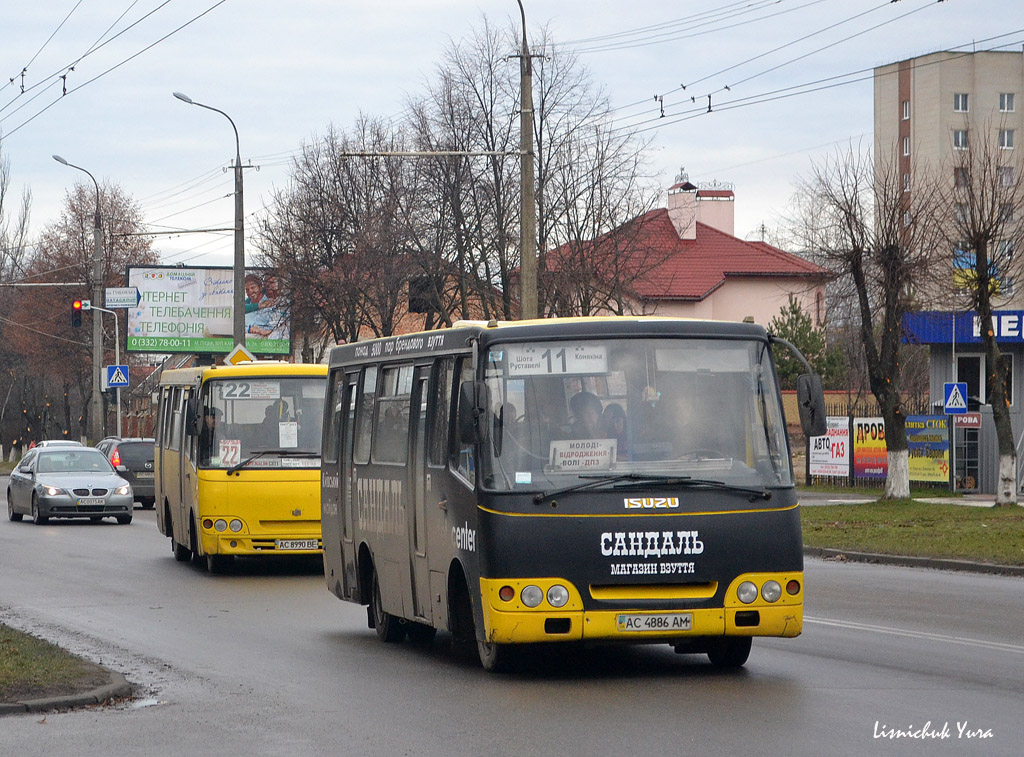 Volinskaya region, Bogdan A09202 # AC 4886 AM