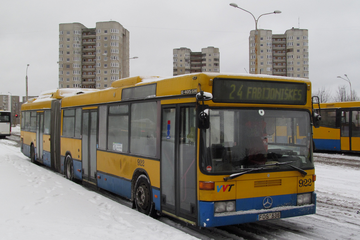 Литва, Mercedes-Benz O405GN2 CNG № 922