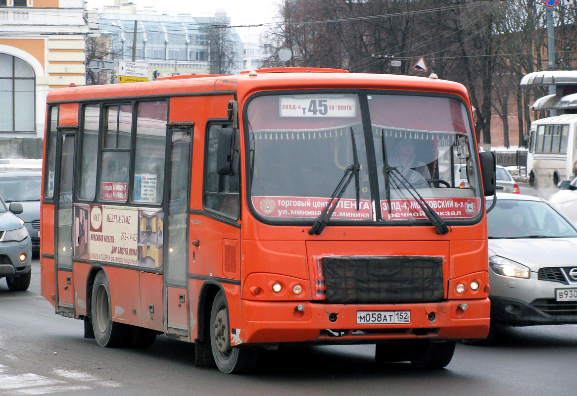 Нижегородская область, ПАЗ-320402-05 № М 058 АТ 152