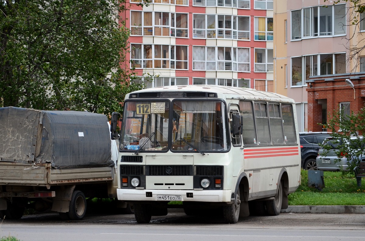 Томская область, ПАЗ-32051-110 № М 451 ЕО 70