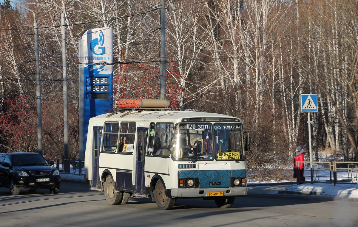 Obwód tomski, PAZ-32054 Nr ВС 481 70