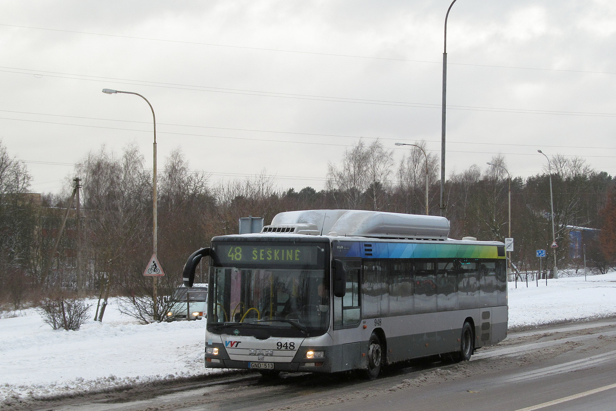 Литва, MAN A21 Lion's City NL273 CNG № 948