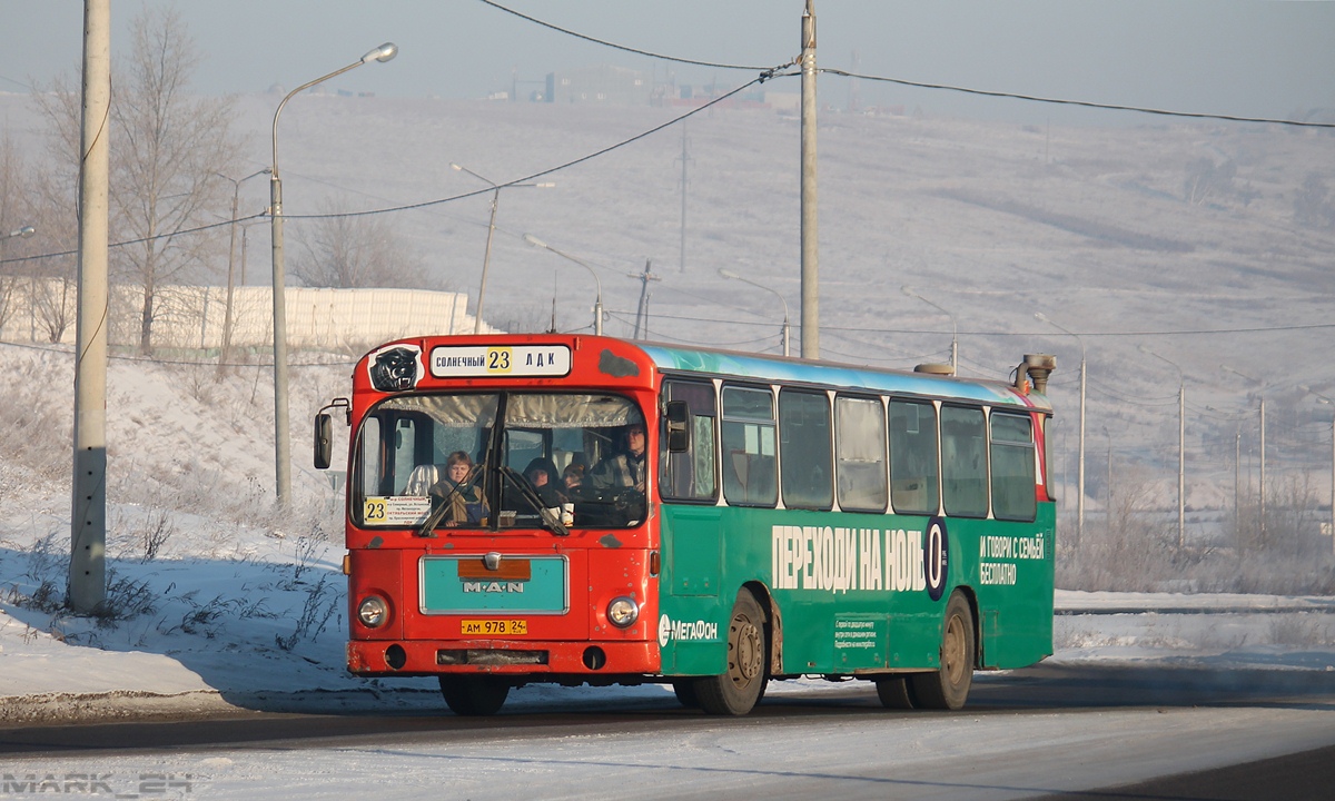 Красноярский край, MAN 192 SL200 № АМ 978 24