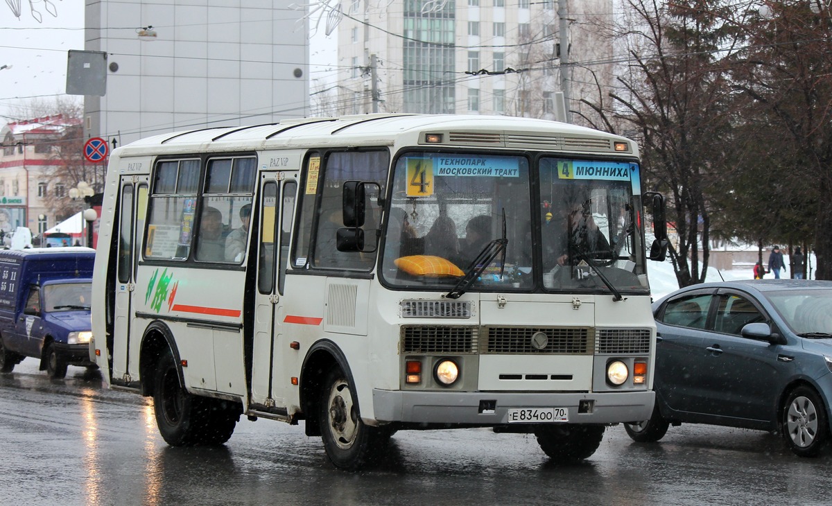 Томская область, ПАЗ-32054 № Е 834 ОО 70