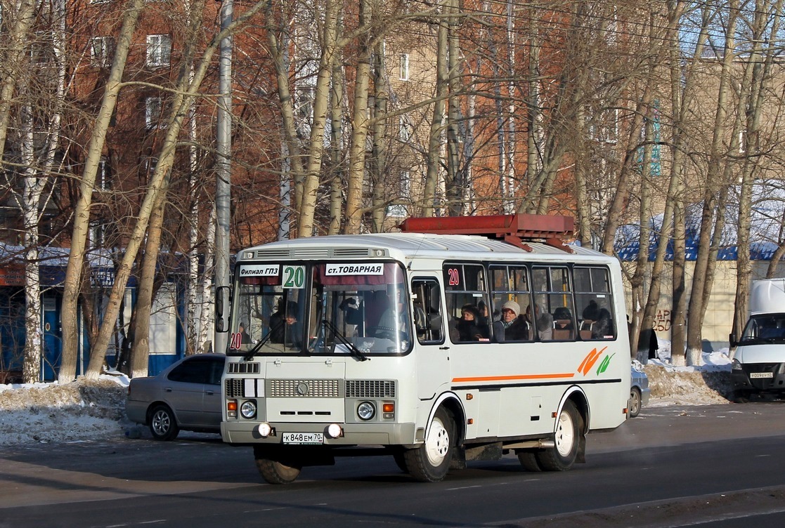 Томская область, ПАЗ-32054 № К 848 ЕМ 70