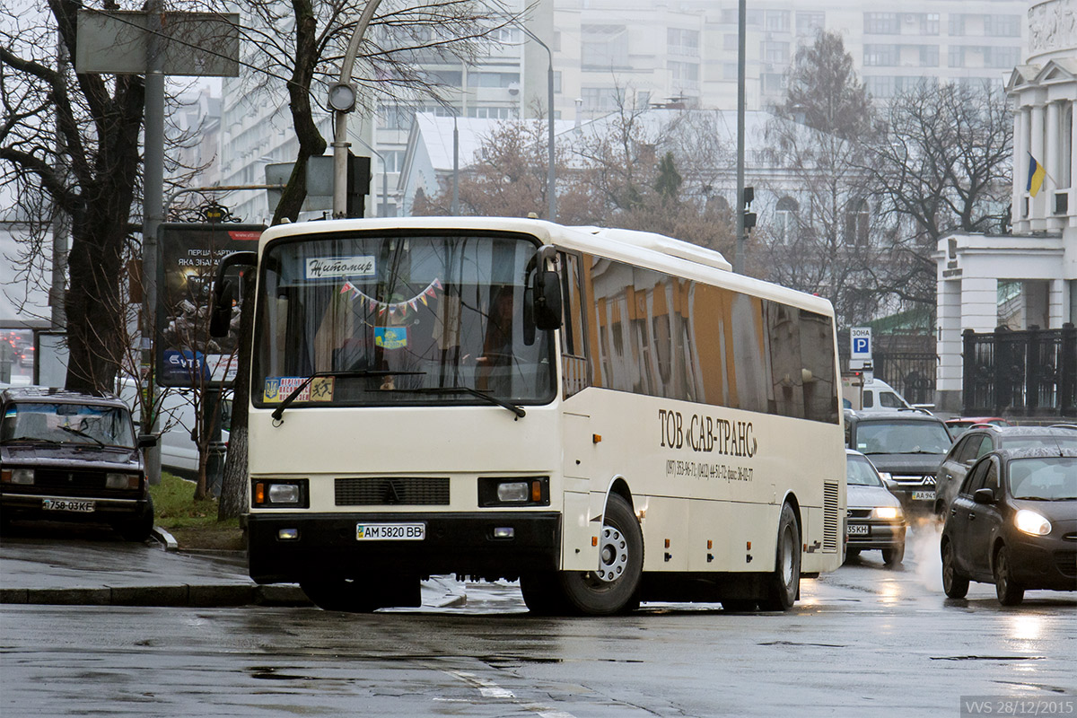 Житомирская область, ЛАЗ-5207FL "Лайнер-12" № AM 5820 BB