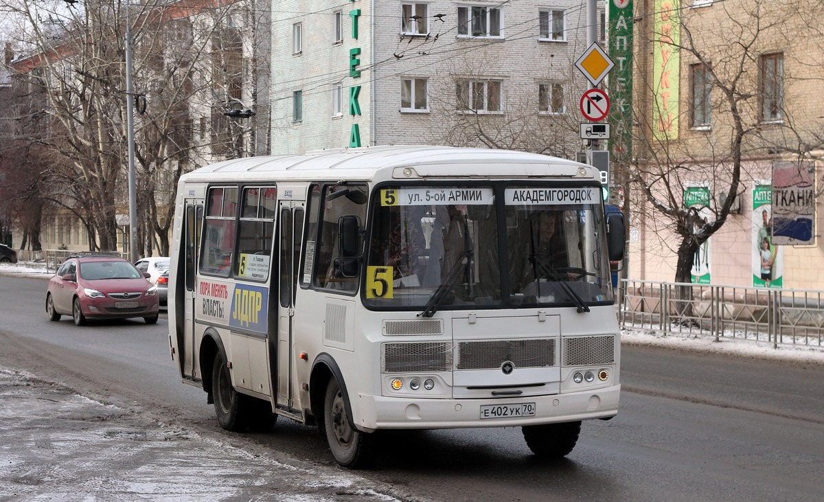 Томская область, ПАЗ-32054 № Е 402 УК 70