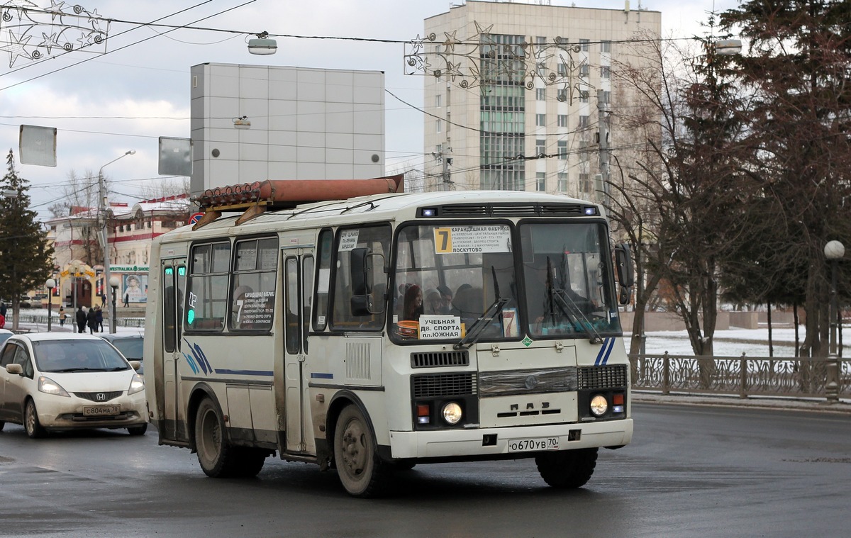 Томская область, ПАЗ-32054 № О 670 УВ 70