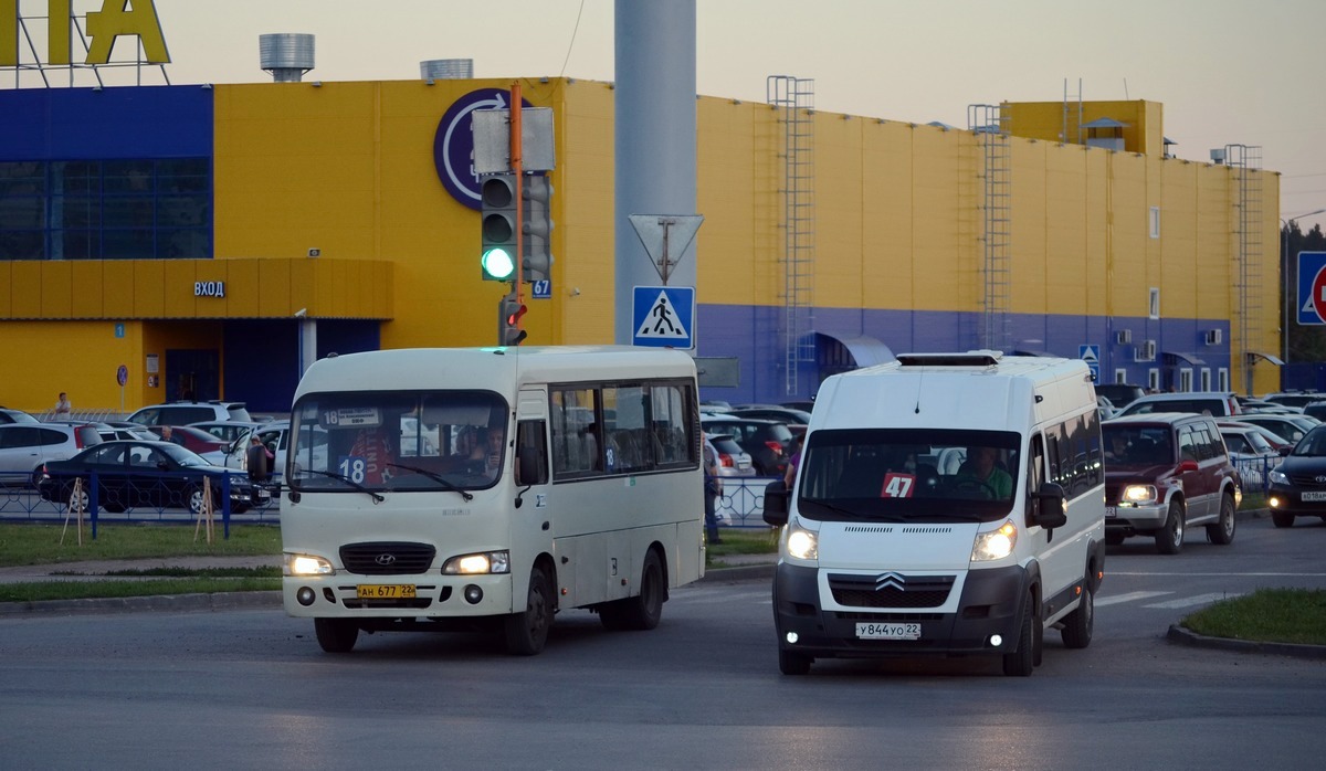 Алтайский край, Hyundai County SWB (РЗГА) № АН 677 22; Алтайский край, IMC-Jumper L4H2 № У 844 УО 22; Алтайский край — Разные фотографии