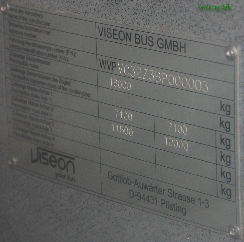 Австрия, Viseon V032 C11 № HA 605 EZ