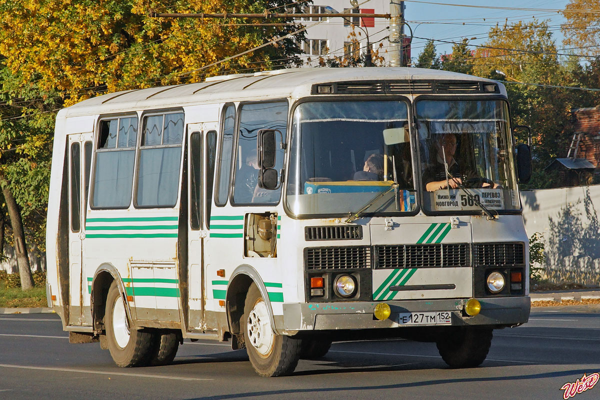 Нижегородская область, ПАЗ-32054 № Е 127 ТМ 152