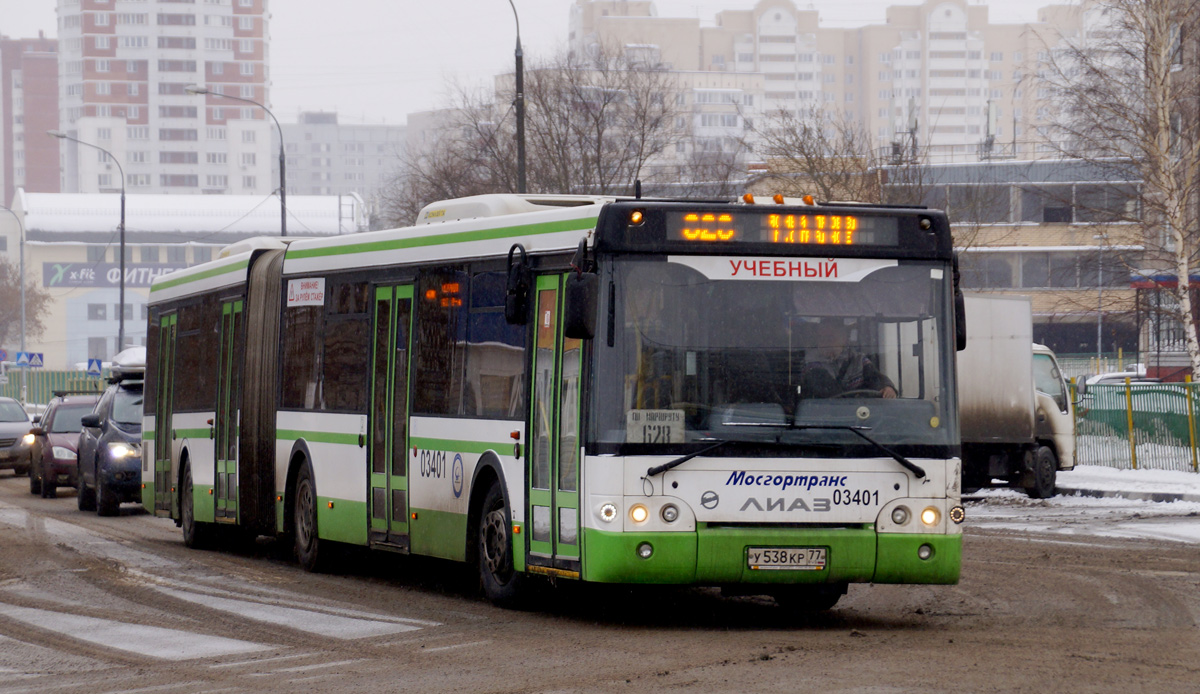 Moskau, LiAZ-6213.22-01 Nr. 03401