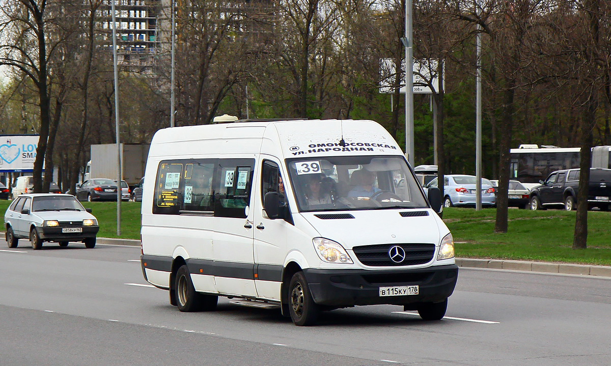 Санкт-Петербург, Луидор-22360C (MB Sprinter) № В 115 КУ 178