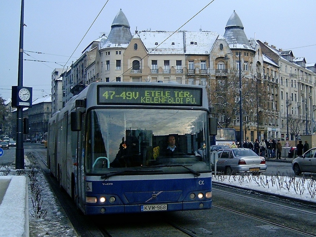 Венгрия, Volvo 7000A № KVW-968