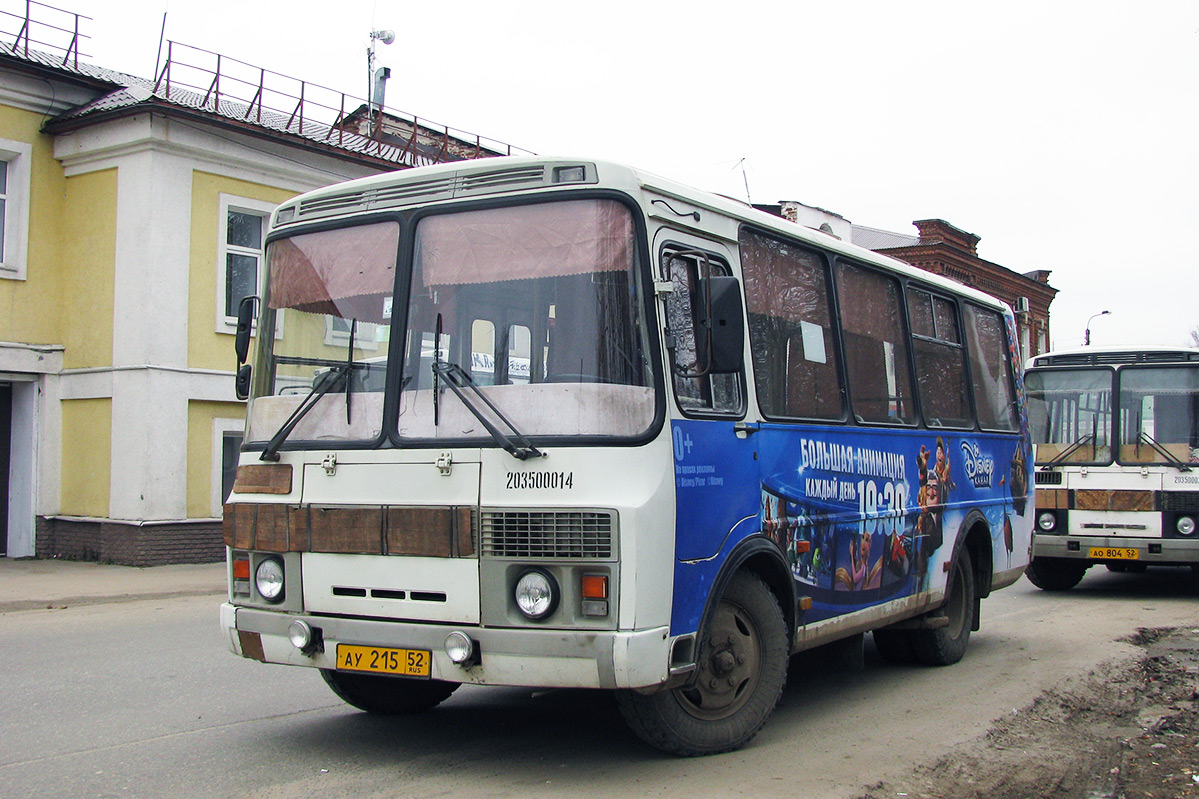 Нижегородская область, ПАЗ-32054 № АУ 215 52