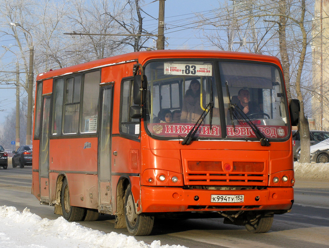 Нижегородская область, ПАЗ-320402-05 № К 994 ТУ 152