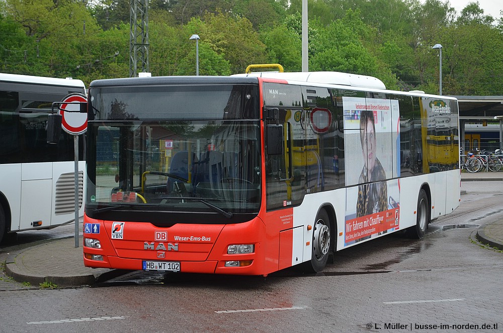Бремен, MAN A20 Lion's City Ü NÜ323 № 102