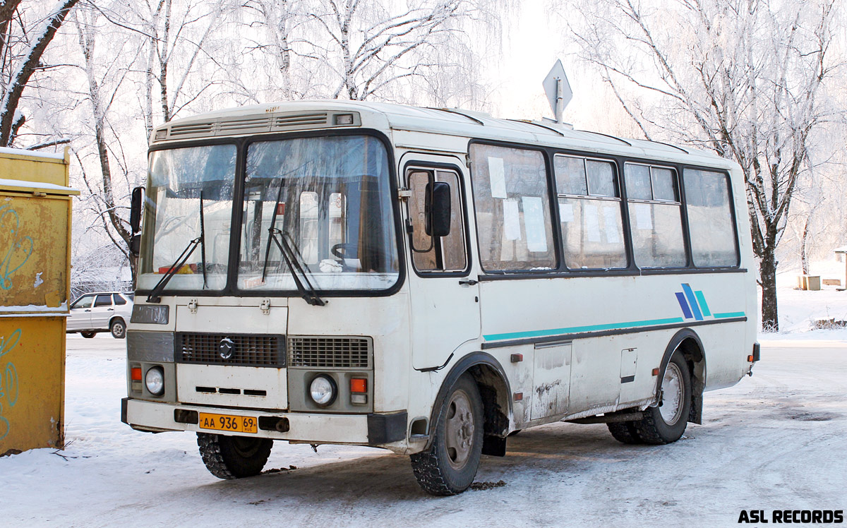 Тверская область, ПАЗ-32053 № АА 936 69