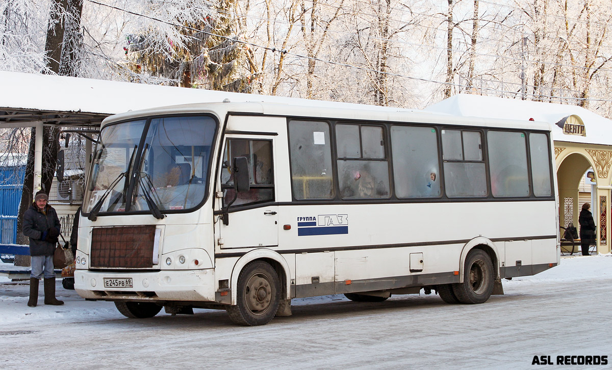 Тверская область, ПАЗ-320412-05 № Е 245 РВ 69