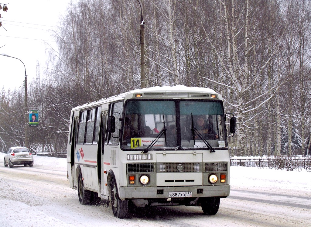 Нижегородская область, ПАЗ-4234 № К 887 ХО 152