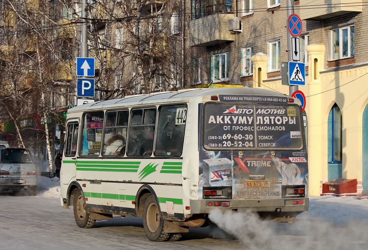 Томская область, ПАЗ-32054 № АА 670 70