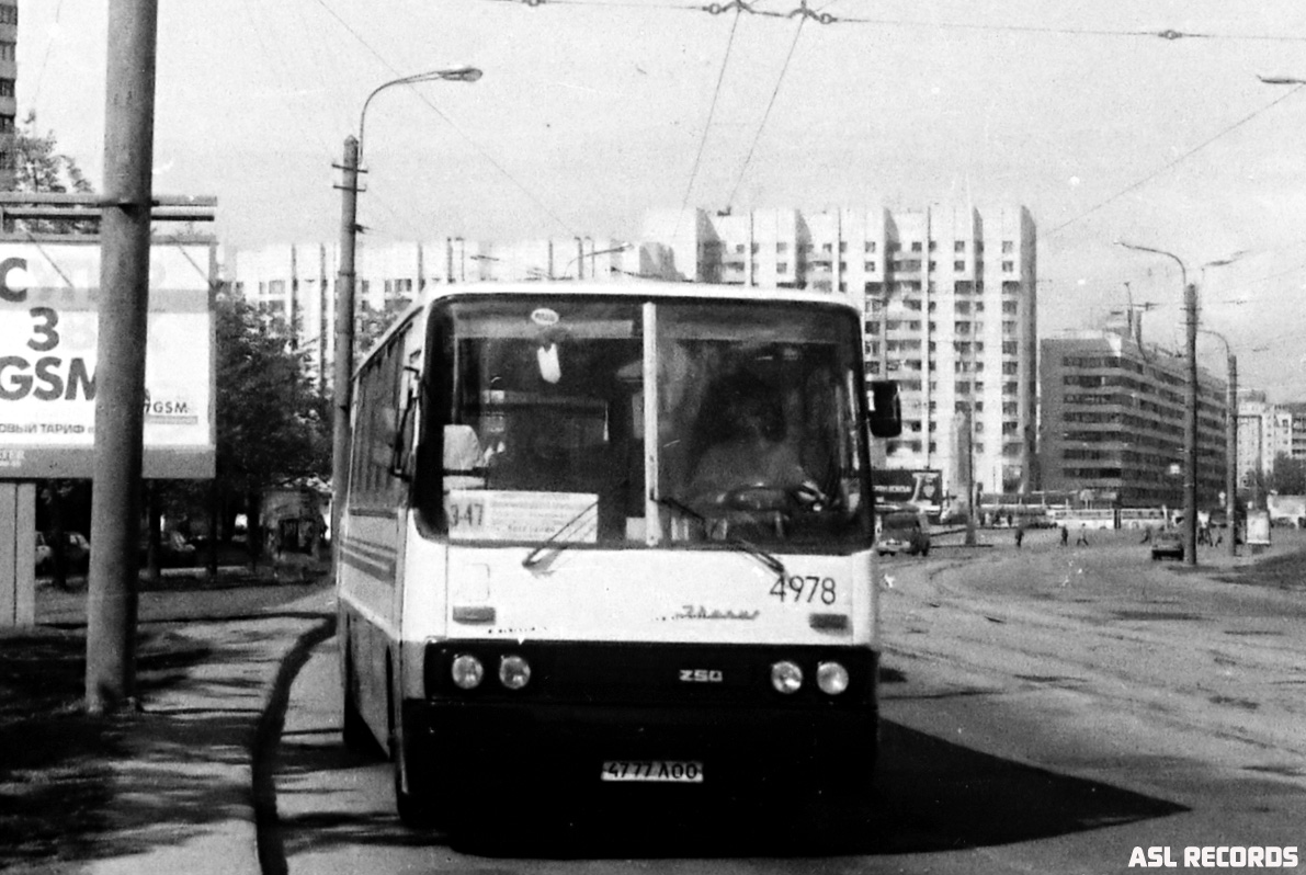 Санкт-Петербург, Ikarus 250.59 № 4978