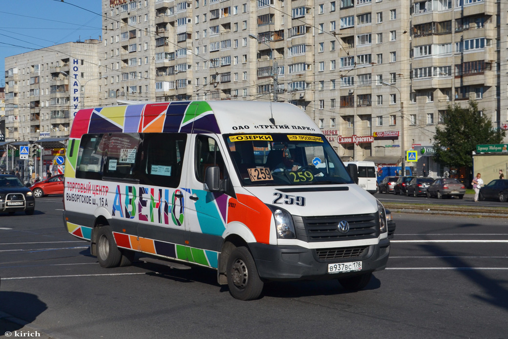 Санкт-Петербург, БТД-2219 (Volkswagen Crafter) № В 937 ВС 178