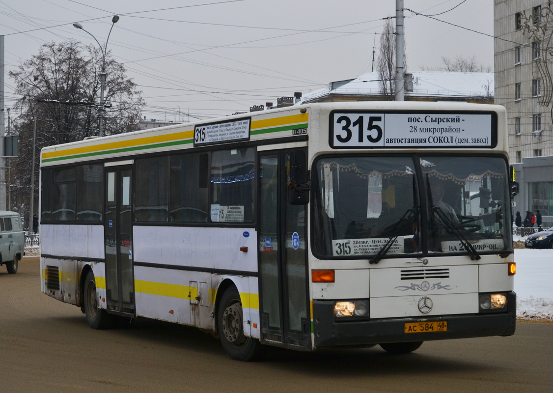 Липецкая область, Mercedes-Benz O405 № АС 584 48