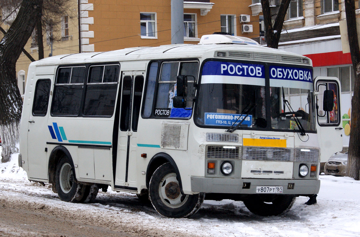 Ростовская область, ПАЗ-32053 № У 807 РТ 161