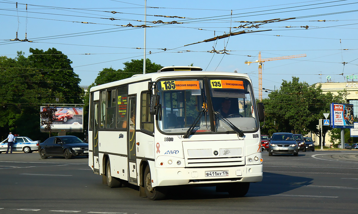 Санкт-Петербург, ПАЗ-320402-05 № 8800