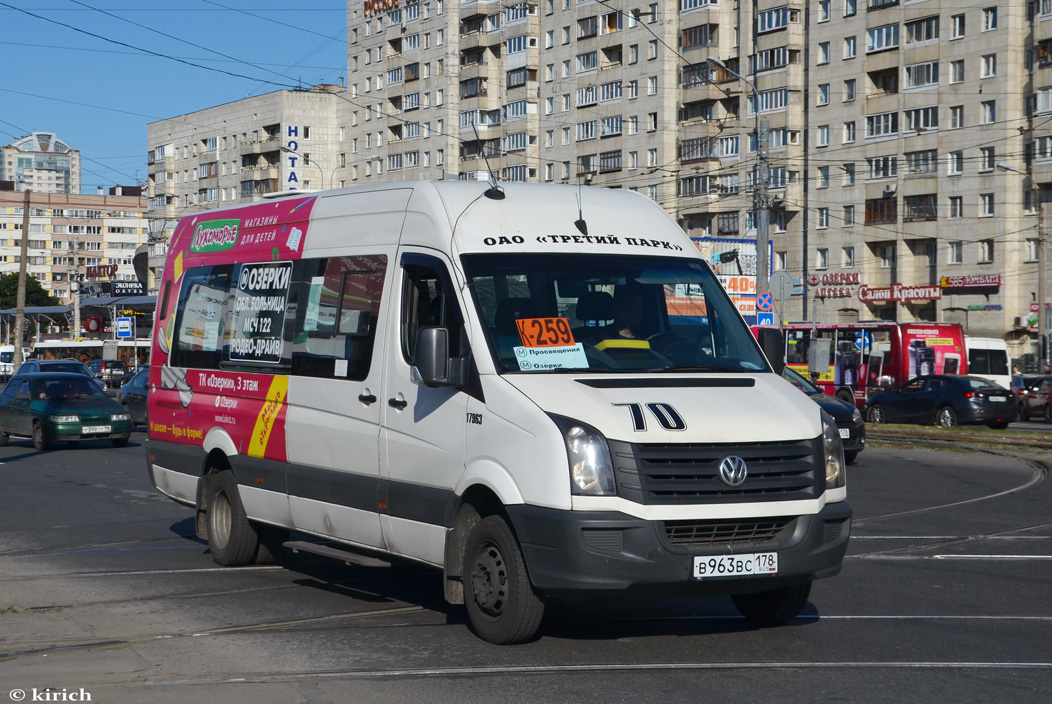 Санкт-Петербург, БТД-2219 (Volkswagen Crafter) № В 963 ВС 178