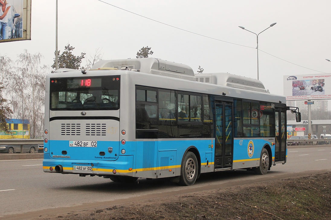 Алматы, Yutong ZK6118HGA № 437