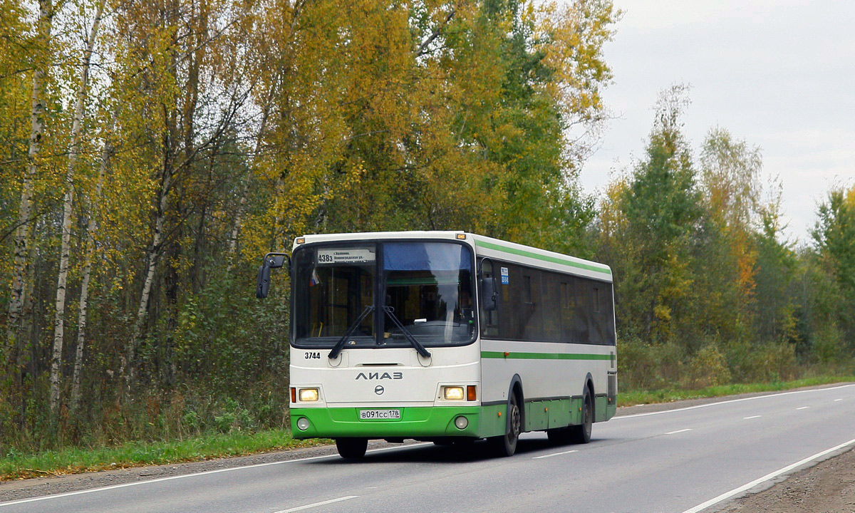 Санкт-Петербург, ЛиАЗ-5256.60 № 3744