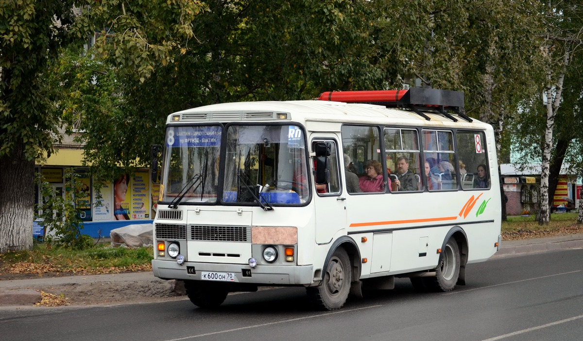 Томская область, ПАЗ-32054 № К 600 ОН 70