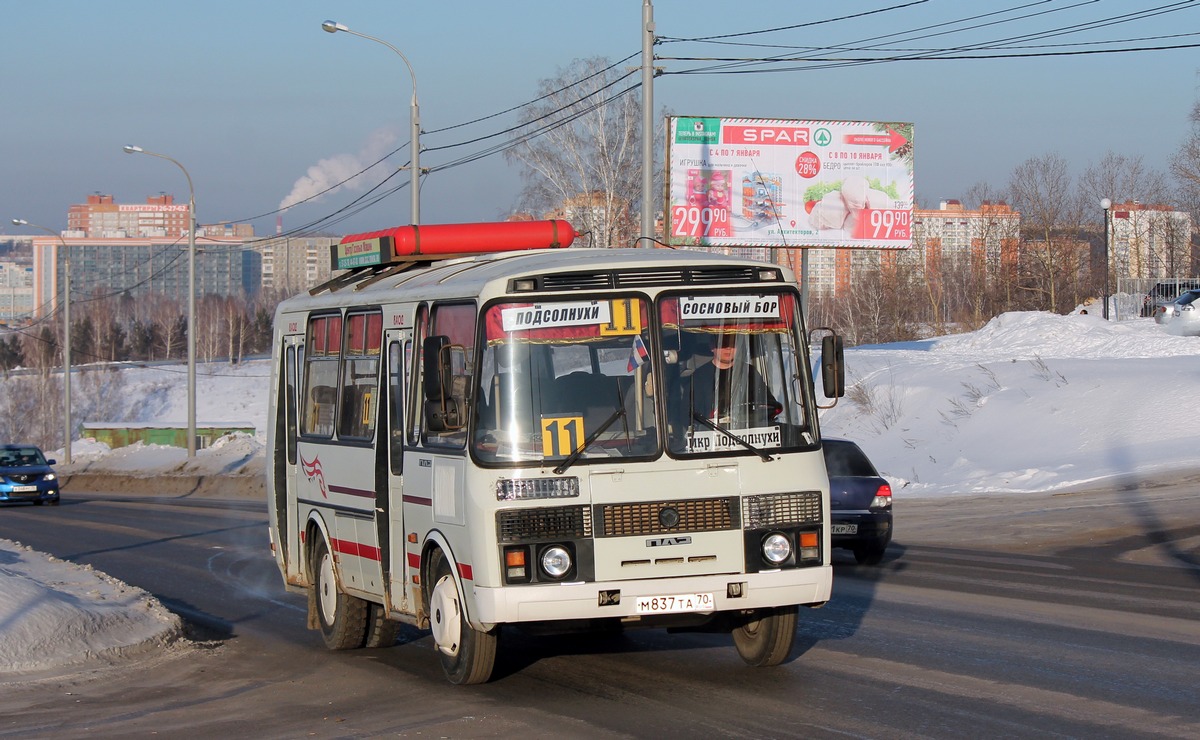 Томская область, ПАЗ-32054 № М 837 ТА 70