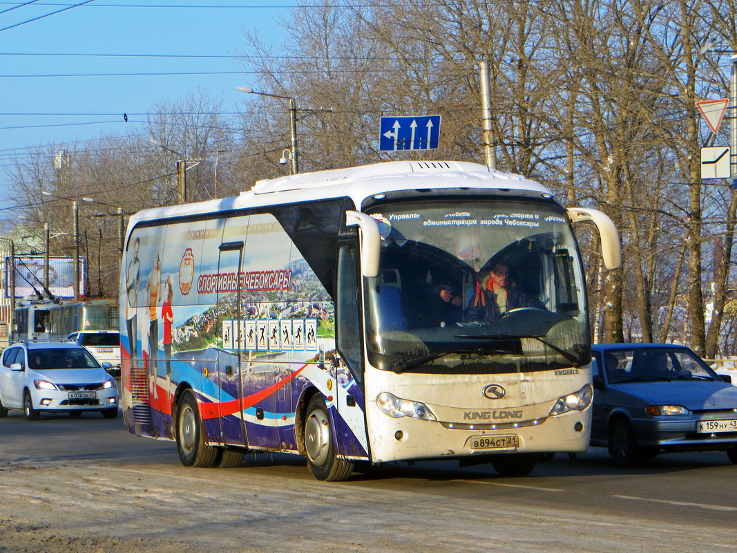 Чувашия, King Long XMQ6900 № В 894 СТ 21