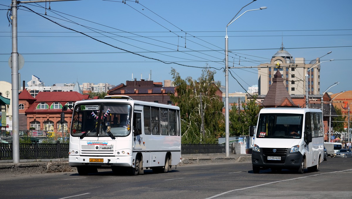 Алтайский край, ПАЗ-320302-08 № АР 245 22; Алтайский край, ГАЗ-A64R42 Next № К 715 УВ 22; Алтайский край — Разные фотографии